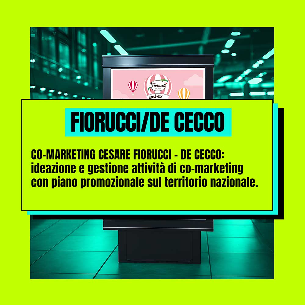 Graffetta comunicazione  - Campagna comunicazione e Marketing per Fiorucci - De Cecco.